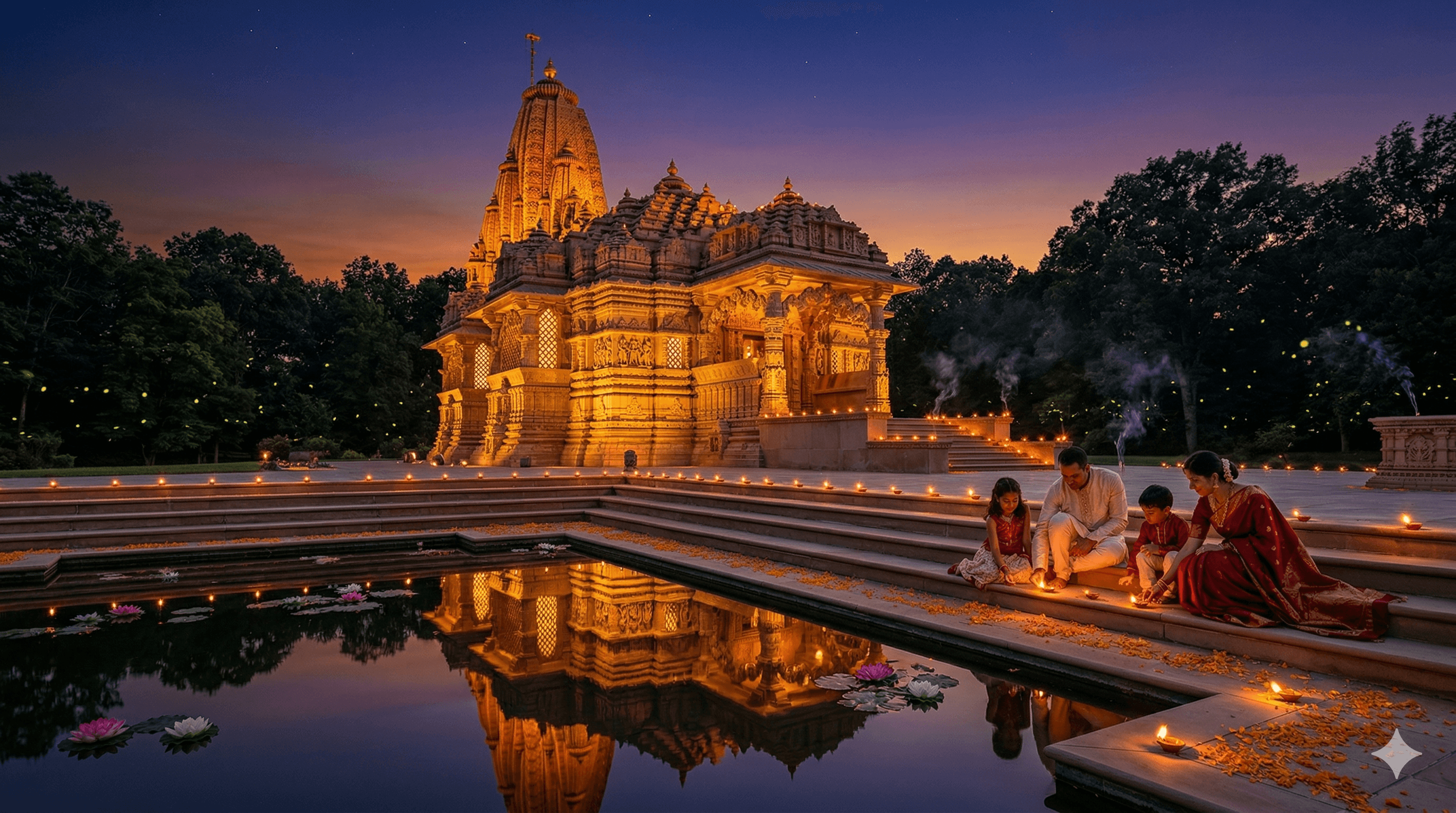 Temple at Dusk